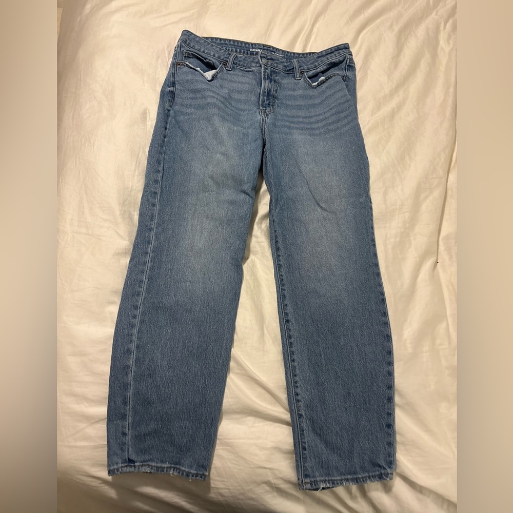 Old Navy Light Blue Straight Jeans